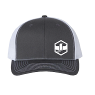 Richardson Adjustable Snapback Cap (Charcoal/White)